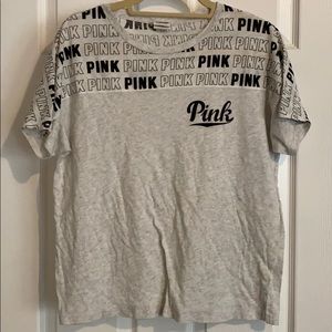 PINK shirt sleeve tee
